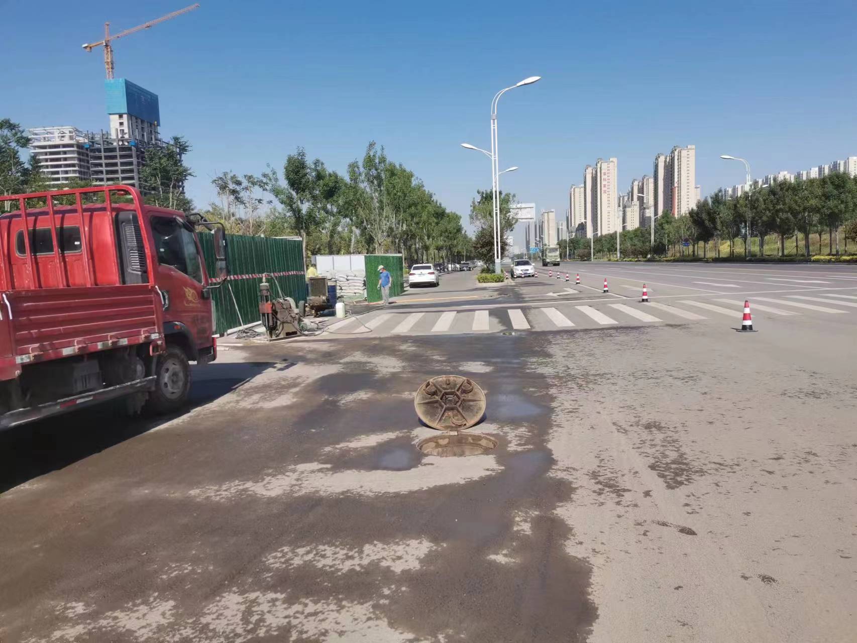 二连浩特路面地基沉降注浆